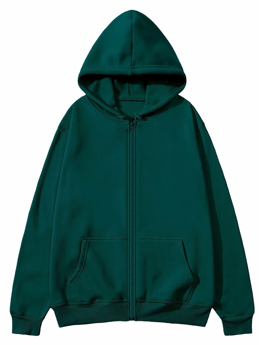 Ardene Women’s Full-Zip Hoodie in Forest Green *As is*